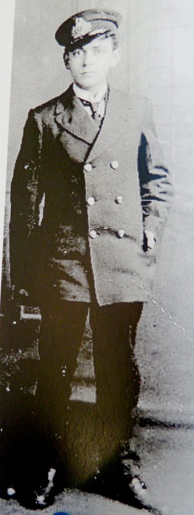 Stanley Algar, merchant ship apprentice 1916