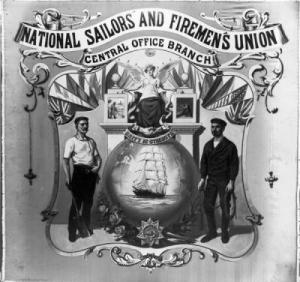 National Seamen and Firemen's Union poster. National Maritime Museum collection