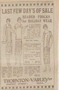 Shingled hair, newspaper advert 1925